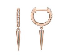 PAVOI 14K Gold Plated Huggie Earrings for Women - S925 Sterling Silver Post Drop/Dangle Gold Earrings for Women - Trending Fashion Jewelry