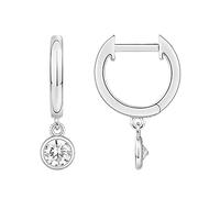PAVOI 14K Gold Plated S925 Sterling Silver Post Lightweight Drop/Dangle Huggie Earrings for Women | Star, Lock, Butterfly, Moon, Lightning | Dainty Earrings