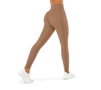 PAVOI ACTIVE Buttery Soft Leggings | Yoga High Waisted Scrunch Butt Full-Tall Length Gym Workout Leggings Women | FlexFlow, Sienna, S
