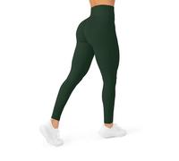 PAVOI ACTIVE Buttery Soft Workout Leggings for Women - High Waisted No Front Seam Gym Leggings Yoga Pants - FlexFlow, Pine Green, XL