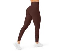 PAVOI ACTIVE Buttery Soft Workout Leggings for Women - High Waisted No Front Seam Gym Leggings Yoga Pants - FlexFlow, Cocoa, S