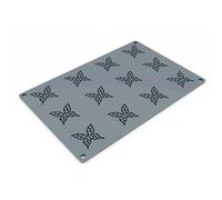 Pavoni Butterfly GG051S Tuile Silicone Mould 12 Indents 1 ml (Pack of 1) | Creates 12 intricate, butterfly-shaped individual desserts with non-stick commercial flexibility for effortless release.
