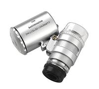 PAVTEC Handheld Digital Microscope accessories Mini 60X Magnifier Microscope Loupe Currency With LED Light Microscope accessories