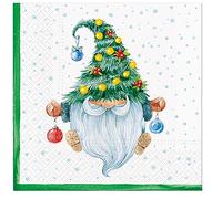 PAW - Napkins 3-Ply (33 x 33 cm) I 20 pcs I Perfect for Christmas, Winter, Holidays I Christmas Eve Table Decoration I Winter Paper Napkins - Fancy Gnome