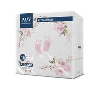 PAW - Airlaid Cloth-Like Napkins (40 x 40 cm) | 50 Pieces | Ideal for Baby Shower, Gender Reveal, Christening | Linen Feel Elegant Napkins | Color: Baby Feet Light Pink