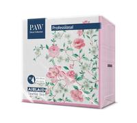 PAW - Airlaid Cloth-Like Napkins (40 x 40 cm) | 50 Pieces | Ideal for Wedding, Christening, Communion, Birthday | Linen Feel Elegant Napkins | Color: Pink Season