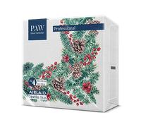 PAW - Airlaid Napkins (40 x 40 cm) I 50 Pieces I Perfect for Christmas, Winter, Holidays I Christmas Eve Winter Time Table Decoration I Airlaid Napkins Cloth-Like- Winter Branches I Winter Branches