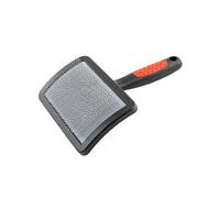 Paw Brothers Soft Pin Curved Slicker Brush for Dogs, Professional Grade, Coated Tips, Maximum Coverage, Gentle on Skin, Medium