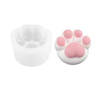 Paw Casting Mould - Translucent Silicone Manual Baking Mould, Soft Flexible Crafting Shape Set, Creative DIY Chocolate Cookie Maker, Detailed Resin Art Mould Kit, Versatile Craft Project Tool F
