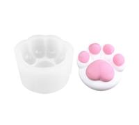 Paw Casting Mould - Translucent Silicone Manual Baking Mould, Soft Flexible Crafting Shape Set, Creative DIY Chocolate Cookie Maker, Detailed Resin Art Mould Kit, Versatile Craft Project Tool F