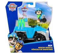 Paw Patrol, Rex’s Dinosaur Rescue Vehicle, Toy Truck with Collectible Action Figure, Sustainably Minded Kids’ Toys for Boys & Girls Aged 3 and Up