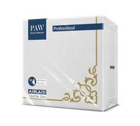 PAW - Airlaid Cloth-Like Napkins (40 x 40 cm) | 50 Pieces | Ideal for Wedding, Christening, Communion, Birthday | Linen Feel Elegant Napkins | Color: Elegant Frame Gold