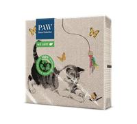 PAW - Disposable Napkins 3-Ply (33 x 33 cm) | 20 Pieces | Recycled Paper Napkins with Nature Design | Perfect for Tea Parties, Weddings, Birthdays | Color: Cat Playing