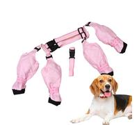 Paw Dog Boot Gaiters - Waterproof Dog Shoe Gaiters | Waterproof Dog Boots with Suspenders | Snow Boots for Outdoor Walking Anti-Fall Dirt-Proof