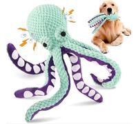 Paw-FECT Piece - Large Durable Squeaky Octopus Dog Toys- Plush Dog Toy with Soft Fabric for Small, Medium, and Large Dogs Daily Companionship, Training Reward Gift, Fun Gift