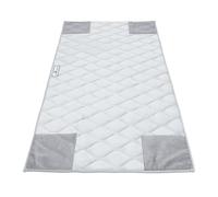 Paw Inspired PopCorner Guinea Pig Cage Liners | Washable Fleece Bedding or Pet Bed Mat for Small Animals | Super Absorbent Pee Pad with Reinforced Corners and Waterproof Bottom (C&C 2x4, Light Gray)