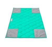 Paw Inspired PopCorner Pet Bed Mat for Small Animals, Guinea Pig Cage Liners, Washable Fleece Bedding or Pet Bed Mat for Small Animals (Green, C&C 2X3)