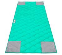 Paw Inspired PopCorner Pet Bed Mat for Small Animals, Guinea Pig Cage Liners, Washable Fleece Bedding or Pet Bed Mat for Small Animals (Green, C&C 2X5)