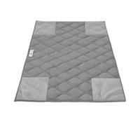 Paw Inspired PopCorner Pet Bed Mat for Small Animals, Guinea Pig Cage Liners, Washable Fleece Bedding or Pet Bed Mat for Small Animals (Gray, C&C 2X3)