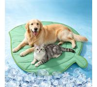 Paw Legend Dog Cooling Mat 35.4" x 43.3", Reversible Pet Cooling Pad Blanket, Ice Silk Fabric, Breathable & Washable for Crate, Sofa, Floor, Indoor Outdoor Summer Use