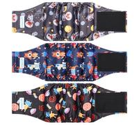 Paw Legend Washable Dog Belly Wrap Diapers for Male Dog (3 Pack, X-Large)