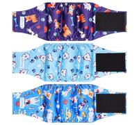 Paw Legend Washable Dogs Diapers Male Dog Belly Bands for Male Dogs Diapers Reusable Puppy & Doggie Diapers Male (3 Pack, X-Large)