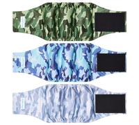 Paw Legend Washable Dogs Diapers Male Dog Belly Bands for Male Dogs Diapers Reusable Puppy & Doggie Diapers Male