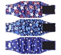 Paw Legend Washable Dogs Diapers Male Dog Belly Bands for Male Dogs Diapers Reusable Puppy & Doggie Diapers Male (3 Pack, X-Small)
