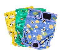 Paw Legend Washable Reusable Female Dog Period Diapers for Heat Doggie Puppy Diapers for Female Dogs (3 Pack, X-Large)