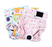 Paw Legend Washable Reusable Female Dog Period Diapers for Heat Doggie Puppy Diapers for Female Dogs (3 Pack, Small)