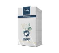 PAW - Napkins Made of airlaid - Fabric-Like (1/8 Pocket) I 25 Pieces I Ideal for Wedding, Baptism, Communion, Birthday I Fabric-Like Napkins - Leaves, Eucalyptus, Gold I Color: Golden eucaliptus