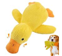 Paw Love Calming Duck, 2025 New Upgraded Interactive Plush Duck Toy for Dogs, Durable Stuffed Calming Pillow with Quack Sound and Crazy Crinkle, Fun for Indoor Puppies and Senior Pups