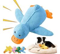 Paw Love Calming Duck, 2026 New Calming Duck Toy for Dogs, Durable Bite-Resistant Yellow Duck Dog Toy with Quack Sound & Crinkle, Deep relaxation for dog, Say goodbye to separation anxiety