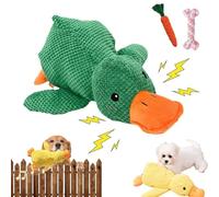 Paw Love - Calming Duck, Calming Duck Toy For Dogs, Pawlove Calming Duck, Quacking Ducks Toys, Soft Cuddly Companion For Anxious Puppies And Aggressive Chewers, Machine Washable (Green(45 * 38CM))