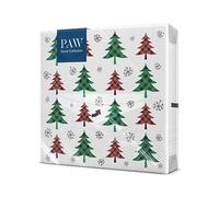 PAW Napkins 3-Ply (33 x 33 cm) - 20 Colorful Paper Napkins for Christmas & Winter Table