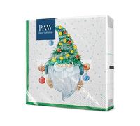 PAW - Napkins 3-Ply (33 x 33 cm) I 20 pcs I Perfect for Christmas, Winter, Holidays I Christmas Eve Table Decoration I Winter Paper Napkins - Fancy Gnome