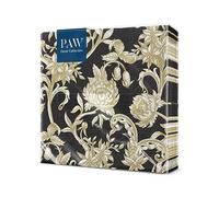 PAW - Napkins 3-Ply (33 x 33 cm) I 20 Pieces I Perfect for Communion, Wedding, Confirmation and Celebrations I Paper Napkins Colorful with Decorations I Special Occasions, Ornaments Baroque Flowers