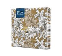 PAW - Napkins 3-Ply (33 x 33 cm) I 20 Pieces I Perfect for Communion Wedding Confirmation and Celebrations I Paper Napkins Colorful with Decorations I Special Occasions, Ornaments i Damask Ornament
