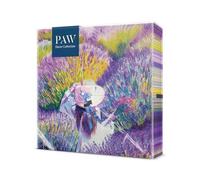 Paw Napkins 3-Ply (33 x 33 cm) I Pack of 20 I Perfect for Birthdays, Parties, Weddings, Communion and Celebrations I Table Decoration Colourful Paper Napkins - Lavender Sunset I Lavender Sunset