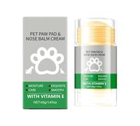 Paw Pad Balm - 1.4oz Slide Open Tube, Organic veggie Blend, Cracked Cat Claw Moisturizer, Canine Palm Restoration Lotion | Travel Friendly For Hot Pavement Desert Climate Grooming Session Use