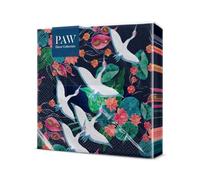 PAW - Paper Napkins 3 Layers (33 x 33 cm) I 20 Units I Perfect for Birthdays, Parties, Weddings, Communion and Celebrations I Coloured Paper Napkins I White Cranes