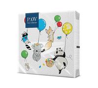 PAW Paper Napkins 33 x 33 cm, 20 Pack - Animals Party