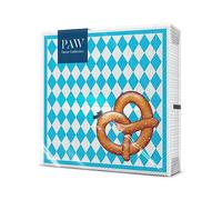 PAW Paper Napkins 33 x 33 cm, 20 Pack - Bavarian Pretzel