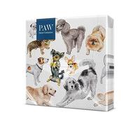 PAW Paper Napkins 33 x 33 cm, 20 Pack - Dogs Happiness