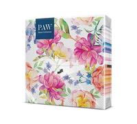 PAW Paper Napkins 33 x 33 cm, 20 Pack - Orchid with Peony