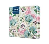 PAW - Napkins 3-Ply (33 x 33 cm) I 20 Pieces I Perfect for Birthdays, Parties, Weddings, Communion and Celebrations I Paper Napkins Colorful - Garden, Flowers i Color: Powder Garden