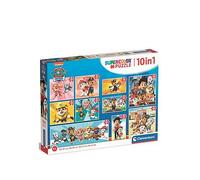Paw Patrol 10-In-1 Jigsaw Puzzle Pack By Clementoni One Colour