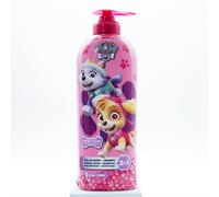 Paw Patrol 2-in-1 Kids Bubble Bath & Shampoo with Pump Dispenser - Gentle, Paraben-Free Hair & Body Wash with Vitamin E & A, pH Balanced for Sensitive Skin - Lightly Scented, for Children Aged 6+, 1L