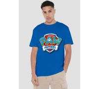 Paw Patrol 3D Logo Unisex T Shirt, Royal Blue Paw Patrol Royal L