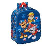 PAW PATROL - 3D Nursery Backpack, Easy Cleaning, Ideal for Children of Different Ages, Comfortable and Versatile, Quality and Resistance, 22 x 10 x 27 cm